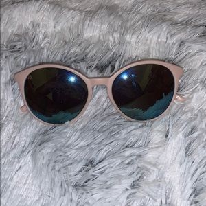 Blush pink sunglasses